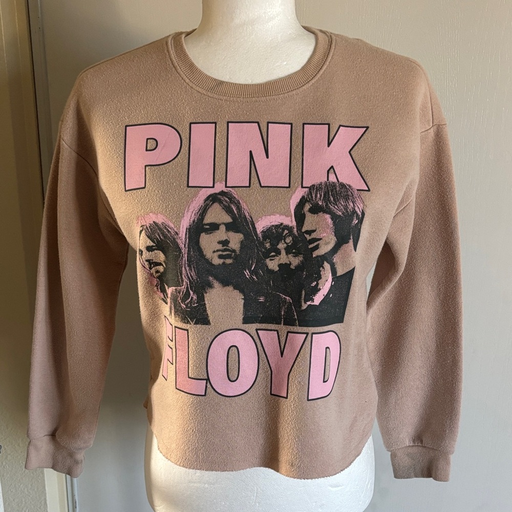 Pink Floyd Women's Sweater - Pink and Brown